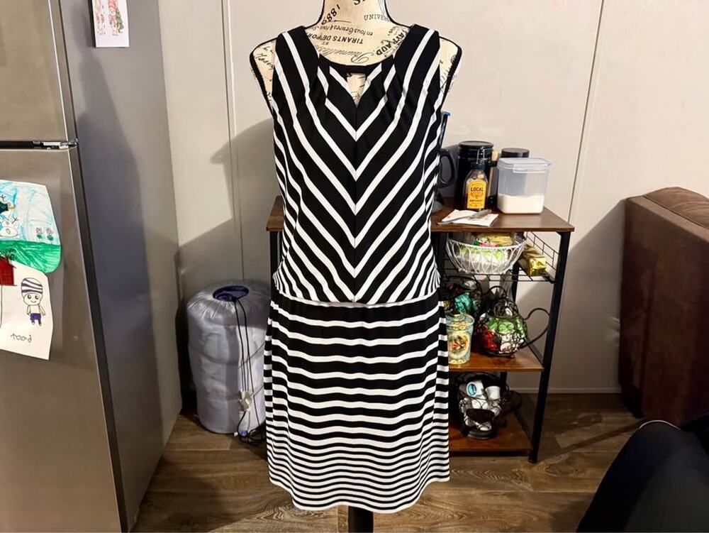 Women’s White House Black Market Blouson Dress Size Small
